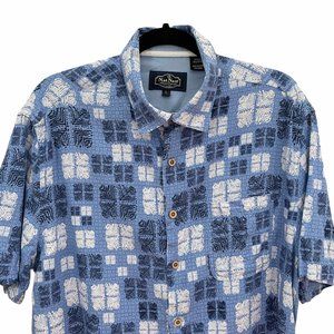 Nat Nast Luxury Original Men’s Short Sleeve Silk Blend Hawaiian Shirt Size Large